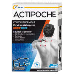 Actipoche coussin thermique cervicales et trapzes microbilles 24 x 40cm