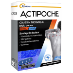 Actipoche thermothrapie coussin thermique microbilles multizones 1 unit