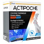 Actipoche thermoth�rapie coussin thermique microbilles zones cibl�es 1 unit�