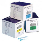 Aiguille bd microlance - l 16mm - 5 / 10 - 25g - orange - bo�te de 100