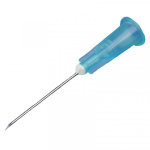 Aiguille bd microlance - l 25mm - 6 / 10 - 23g - bleu - bote de 100
