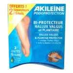Akileine bi - protecteur hallux valgus et plantaire taille s bote de 2