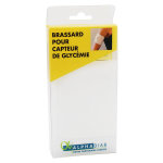 Alphadiab protection brassard pour capteur de glycmie taille l blanc