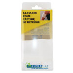 Alphadiab protection brassard pour capteur de glycmie taille s blanc