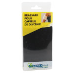 Alphadiab protection brassard pour capteur de glyc�mie taille m noir