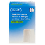 Alvita bande de contention 10cm x 3, 5m blanc