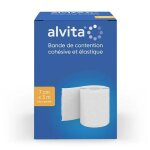 Alvita bande de contention 7cm x 3m blanc