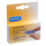 Alvita bouchons d'oreilles natation 2 paires