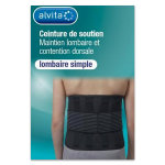 Alvita ceinture de soutien lombaire simple h26 t2