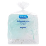 Alvita pads de coton 8x10cm 200 unit�s