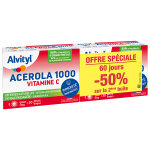 Alvityl acerola 1000 lot de 2 x 30 comprim�s � croquer