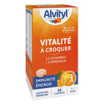 Alvityl vitalit� � croquer adulte, go�t orange - 30 comprim�s