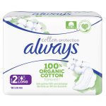 Always serviettes cotton protection long 10 units