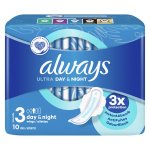 Always ultra day & night 10 serviettes
