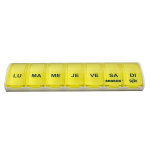 Anabox box 7 pilulier hebdomadaire jaune