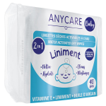 Anycare lingettes sèches au liniment 40 unités Anycare lingettes sèches au liniment 40 unités