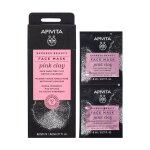 Apivita express masque visage argile rose 16ml