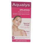 Aqualys bande cire froide visage 10 units