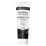 Aquasilice dentifrice blanchissant charbon actif got menthe bio 75ml