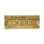 Argasol bio coffret savons lait d'anesse argan patchouli 3 x 140g Argasol bio coffret savons lait d'anesse argan patchouli 3 x 140g