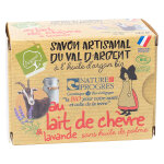 Argasol savon artisanal du val d'argent lait de chèvre & lavande bio 140g Argasol savon artisanal du val d'argent lait de chèvre & lavande bio 140g