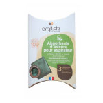 Argiletz sachet absorbant d'odeurs aspirateur orange douce 3 sachets