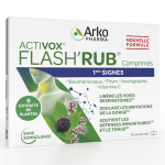 Arkopharma activox flash'rub 15 comprimés Arkopharma activox flash'rub 15 comprimés