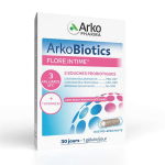 Arkopharma arkobiotics flore intime 3 souches probiotiques vitamine b2 30 g�lules