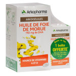 Arkopharma arkogélules huile de foie de morue 220 capsules + 60 capsules offertes Arkopharma arkogélules huile de foie de morue 220 capsules + 60 capsules offertes