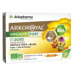 Arkopharma arkoroyal immunit fort 1ers signes bio 20 ampoules