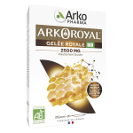 Arkopharma arkoroyal trésor de la ruche gelée royale 2500mg bio 20 ampoules Arkopharma arkoroyal trésor de la ruche gelée royale 2500mg bio 20 ampoules