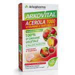 Arkopharma arkovital acerola 1000 vitamine c naturelle 30 comprimés Arkopharma arkovital acerola 1000 vitamine c naturelle 30 comprimés