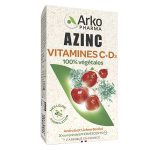 Arkopharma azinc naturel vitamines c + d 20 comprimés effervescents Arkopharma azinc naturel vitamines c + d 20 comprimés effervescents
