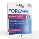 Arkopharma forcapil age protect cheveux blancs & ternes 30 comprimés Arkopharma forcapil age protect cheveux blancs & ternes 30 comprimés