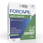 Arkopharma forcapil anti - chute cheveux zinc vitamine b 90 comprims