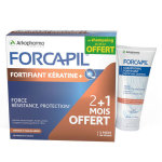 Arkopharma forcapil kratine + 180 glules + shampooing 30ml offert