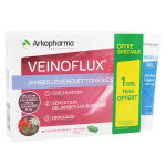 Arkopharma veinoflux 30 glules + 1 gel 15ml offert