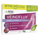 Arkopharma veinoflux jambes lgres circulation vigne rouge 60 glules