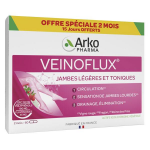Arkopharma veinoflux jambes légères circulation vigne rouge 60 gélules Arkopharma veinoflux jambes légères circulation vigne rouge 60 gélules