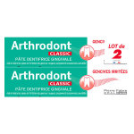 Arthrodont classic pte dentifrice lot de 2 x 75ml