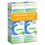 Audispray adult hygiène régulière de l'oreille lot de 2 x 50ml Audispray adult hygiène régulière de l'oreille lot de 2 x 50ml