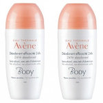 Av�ne body d�odorant efficacit� 24h lot de 2 x 50ml