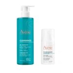 Av�ne cleanance routine anti - imperfections gel nettoyant 400ml, soin comedomed 30ml