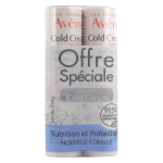 Avne cold cream stick lvres nourrissant lot de 2 x 4g