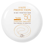 Av�ne solaire haute protection compact teint� sable beige spf50 10g