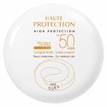 Av�ne solaire haute protection compact teint� spf50 dor� 10g