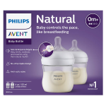 Avent biberon natural response 3. 0 lot de 2 x 125ml Avent biberon natural response 3. 0 lot de 2 x 125ml