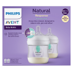 Avent scy670 / 02 biberon nat response ac 125ml x2
