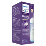 Avent biberon natural response 3. 0 bleu 260ml Avent biberon natural response 3. 0 bleu 260ml