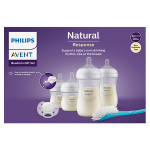 Avent coffret natural response 4 biberons neutre Avent coffret natural response 4 biberons neutre